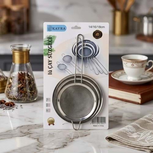 BAY HOME SÜZGEÇ 3 LÜ 14-16-18-CM*72