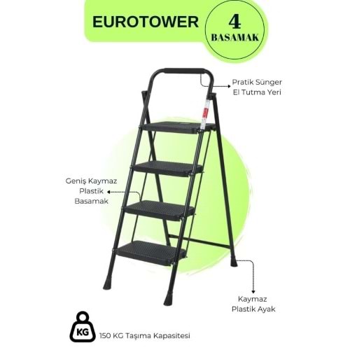 KUZUCU 4 BASAMAK EUROTOWER MERDİVEN