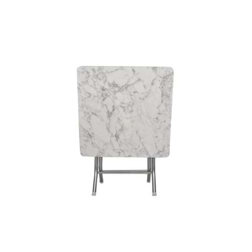 ALESTA 60-60 KARE MERMER DESENLİ MASA+
