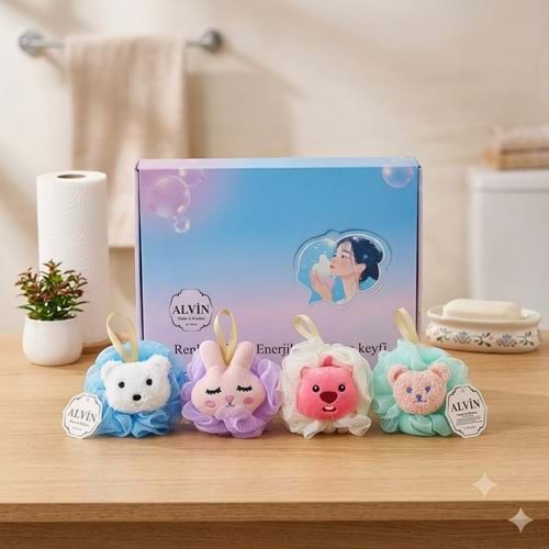 ALVİN EMOJİLİ BANYO LİFİ *192