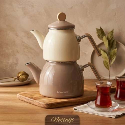 BAMBUM NOSTALJİ AHŞAP KULPLU ÇAY TK TOPRAK
