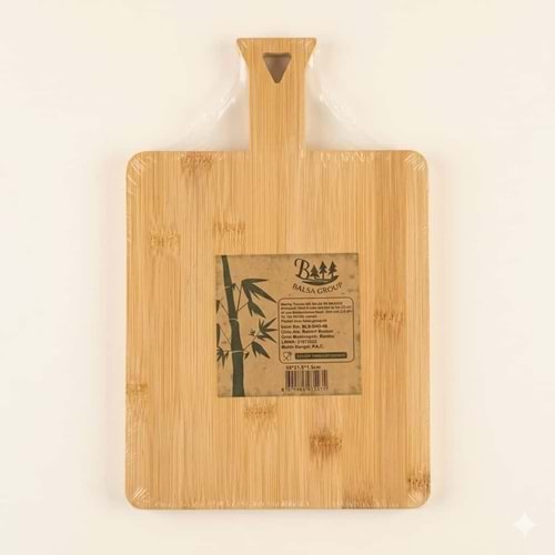 BALSA BAMBU KESİM PANOSU 33*21