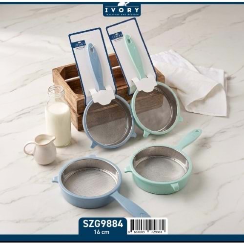 BOZDAĞLAR IVORI SAPLI METAL SÜT SÜZGECİ 16CM *120