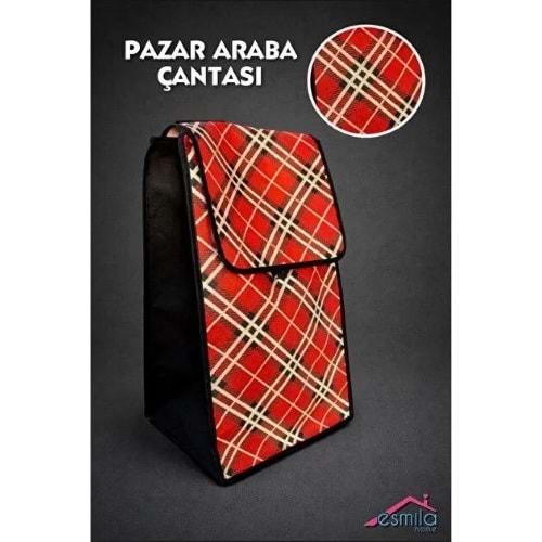 NAFİ BEZ ÇANTA DESENLİ