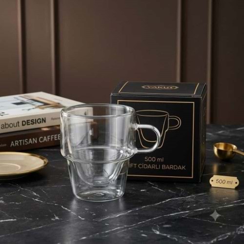 YAKUT ÇİFT CIDARLI KULPLU BAR 250 ML