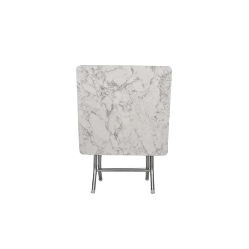 ALESTA 60-60 KARE MERMER DESENLİ MASA+