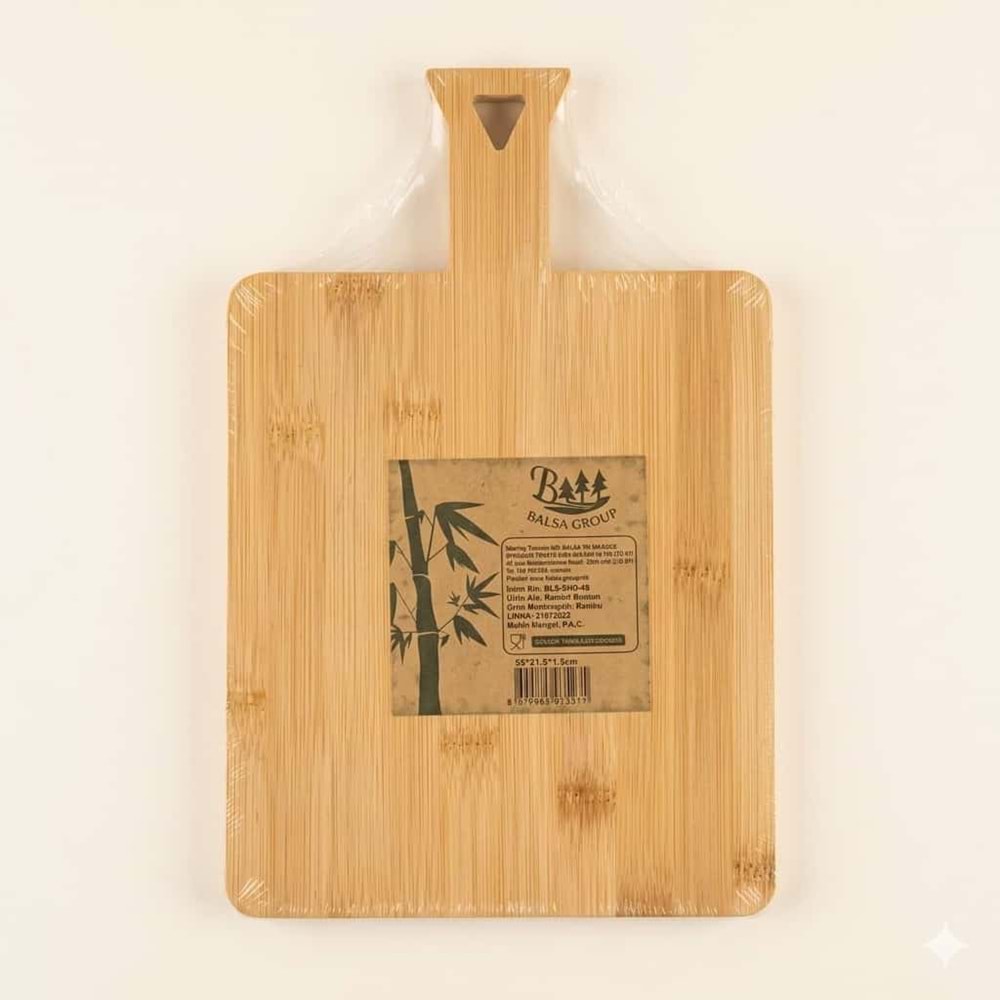 BALSA BAMBU KESİM PANOSU 33*21