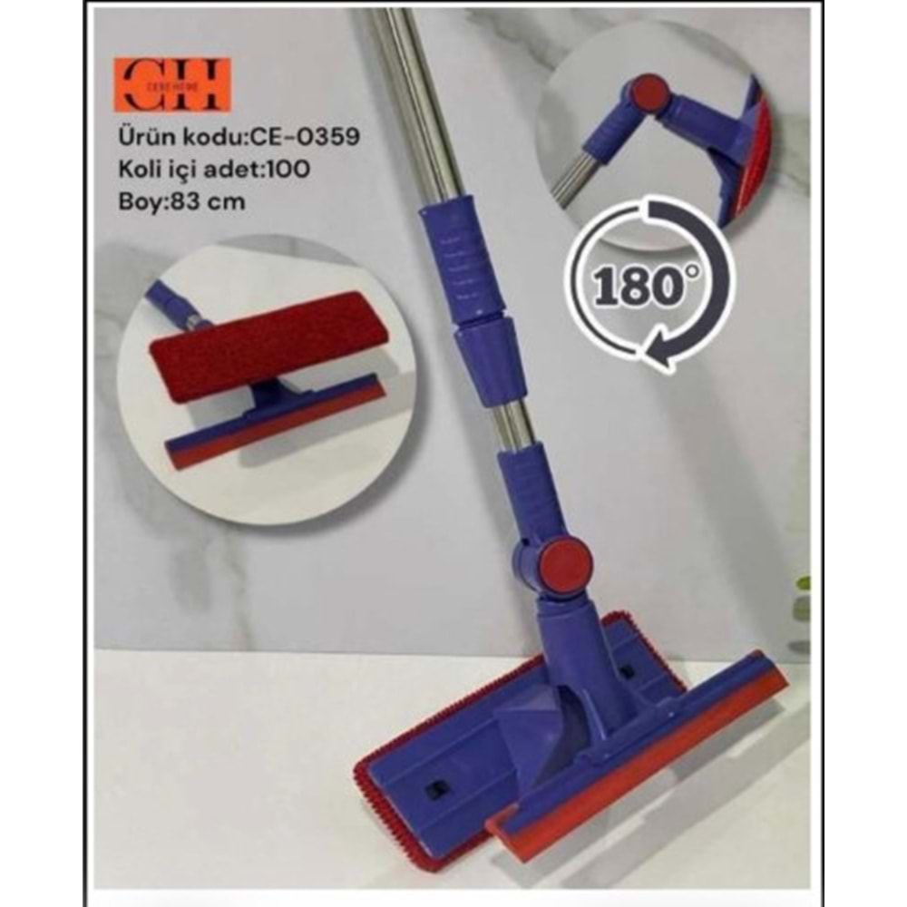 CEBE TELESKOPİK CAM TEMİZLEME APARATI 19 CM *100