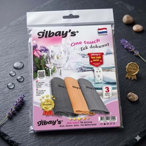 İLBAYS YENİ RENKLER SERİSİ 3 LÜ MİKROFİBER 40*60 ] *50