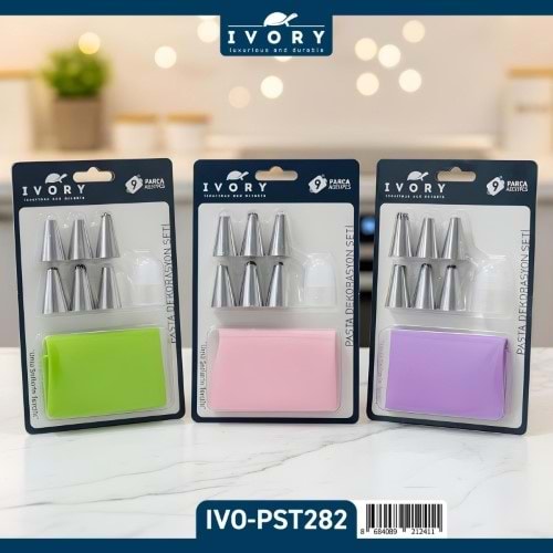 BOZDAĞLAR 9 PARÇA PASTA DEKORASYON SET 288