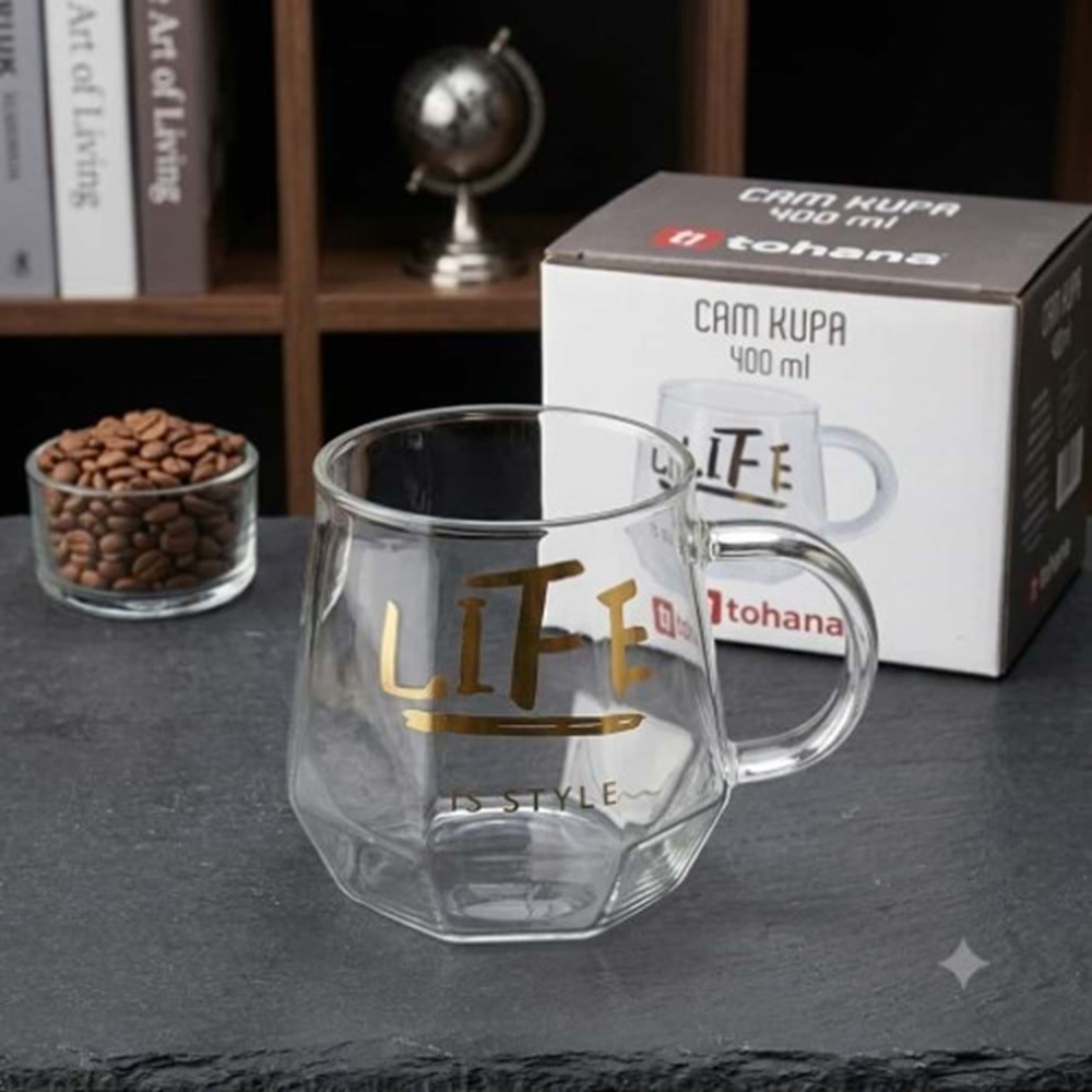ALEMDAR CAM KUPA 400 ML