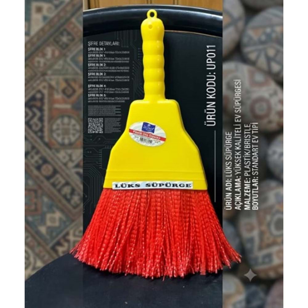 ÜÇPINAR PLASTİK ORTA SÜPÜRGE